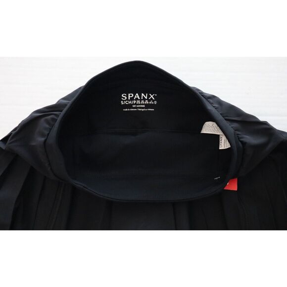 SPANX 50273R Women’s Sz S Black Built-In Figure-Shaping Shorts Pleated Skort - Picture 5 of 8